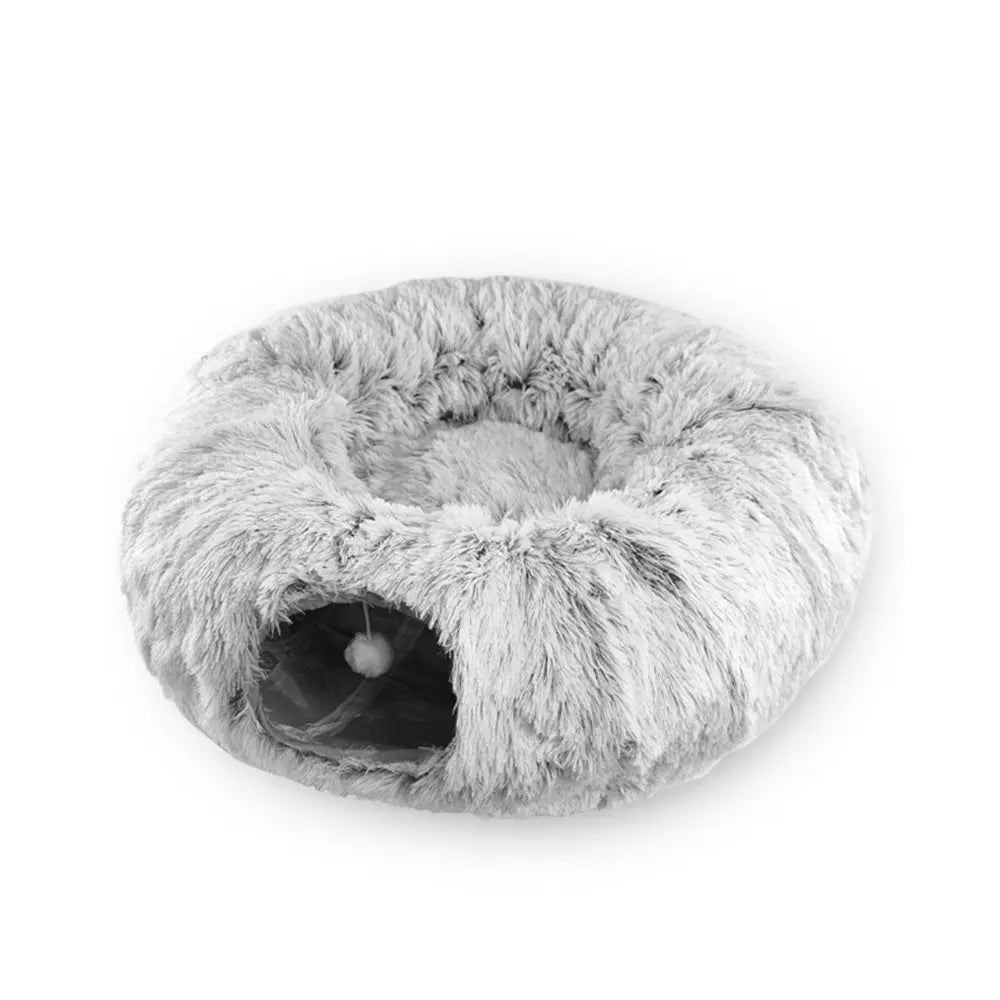 Pet Nest Foldable Cat Tunnel Nest Winter New Cat Nest Cat Tunnel Plush Warm Dog Nest Cross-border Wholesale