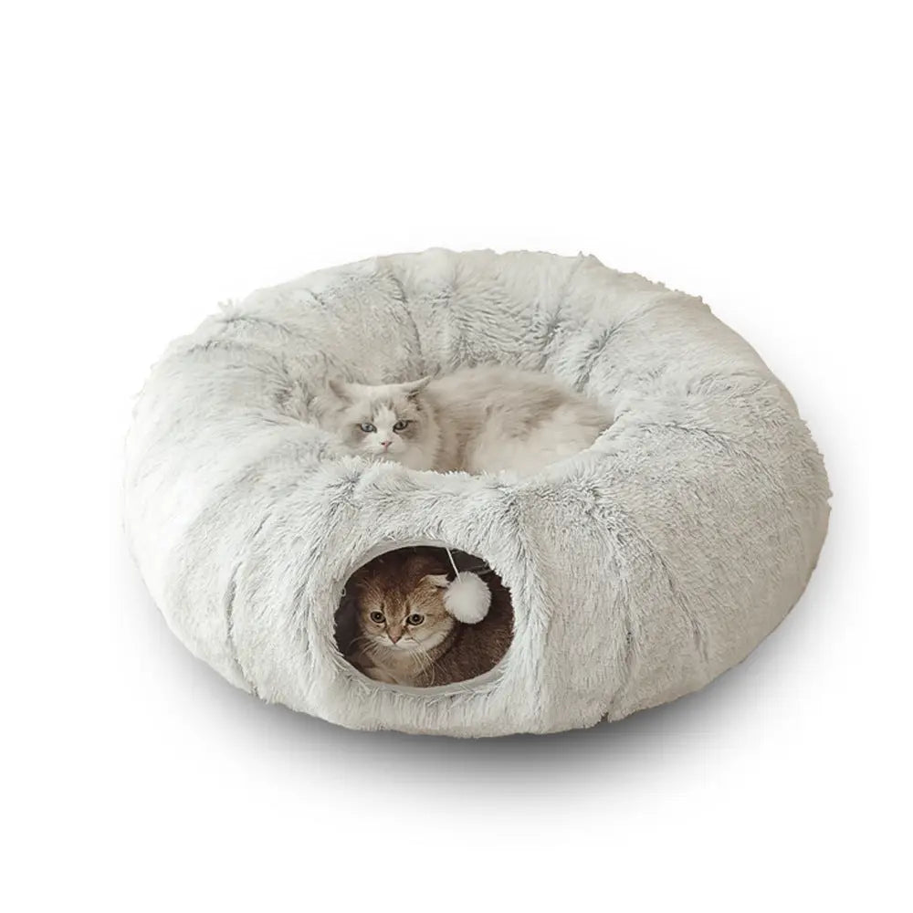 Pet Nest Foldable Cat Tunnel Nest Winter New Cat Nest Cat Tunnel Plush Warm Dog Nest Cross-border Wholesale